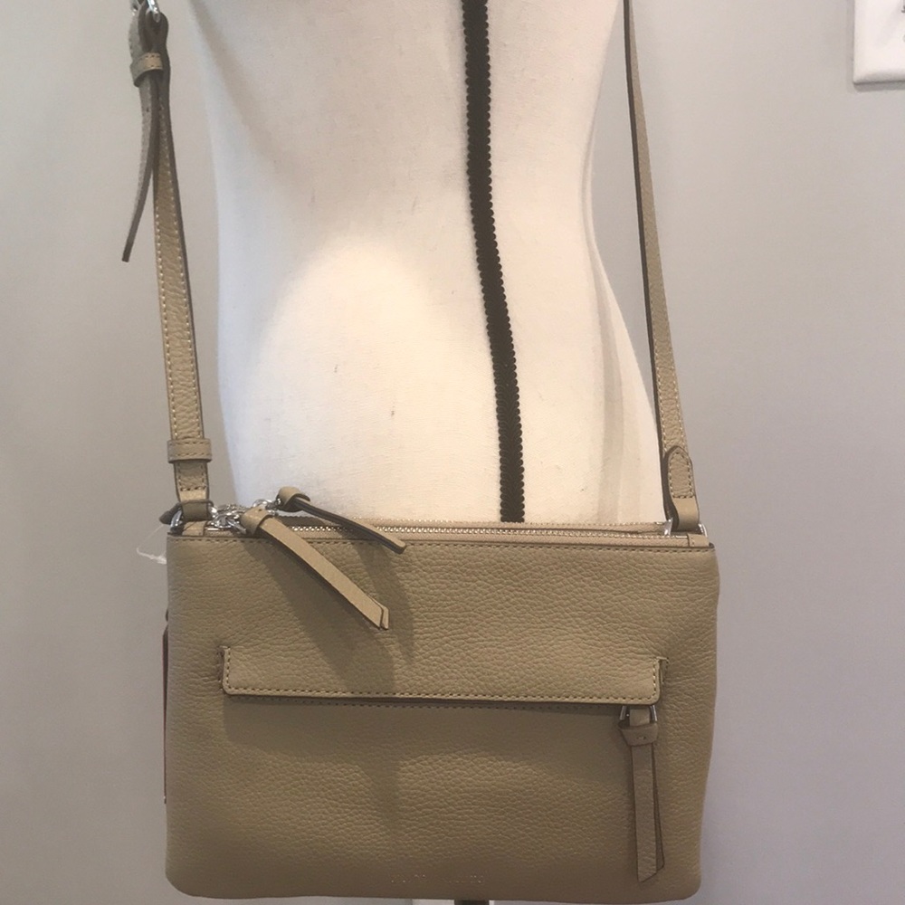 Vince Camuto Crossbody Kangaroo Color Leather NWT
